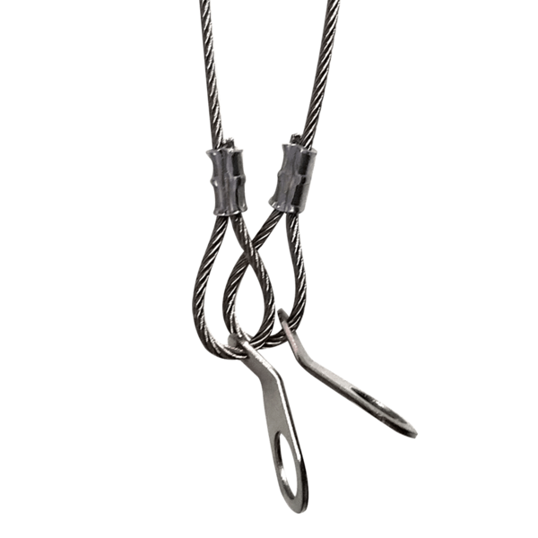 SC-025-B SAFETY CABLE, 25", 60 LB WLL, BLACK